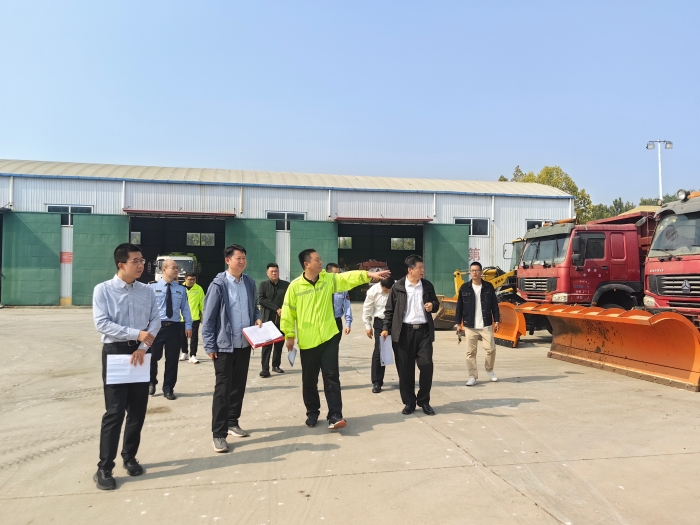 2024-10-11至12日，石安分公司領(lǐng)導(dǎo)督導(dǎo)冬季除雪保暢準(zhǔn)備工作2