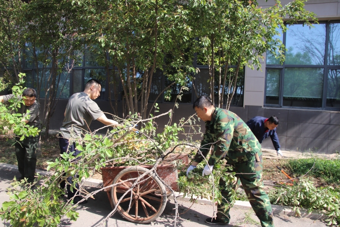 2025-4-25石家莊南站路域環(huán)境提升1，攝：周興樂