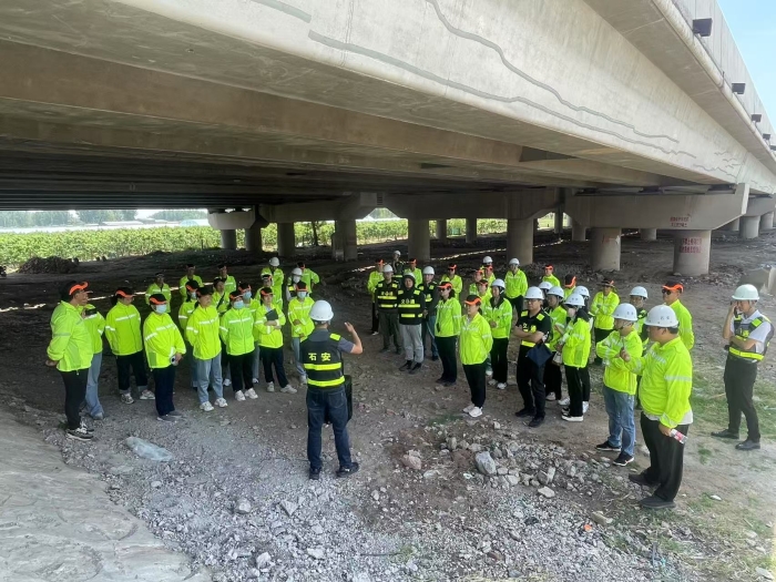 5月12日，石安分公司舉辦迎國檢橋梁準備工作專題培訓